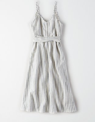 AE Side Button Midi Dress