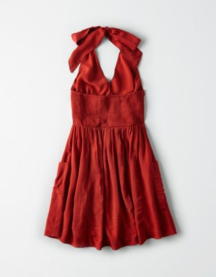 Женские платья American Eagle AE Textured Halter Dress — фото 4