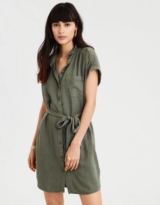 AE Button Down Shirt Dress