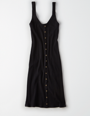 AE Knit Button-Down Dress