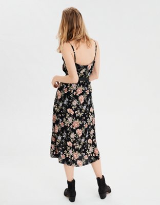 Женские платья American Eagle AE Printed Slit Midi Dress — фото 2