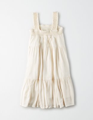 Женские платья American Eagle AE Smocked Babydoll Dress — фото 4