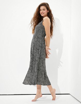 Женские платья American Eagle AE Printed Square Neck Midi Dress — фото 4