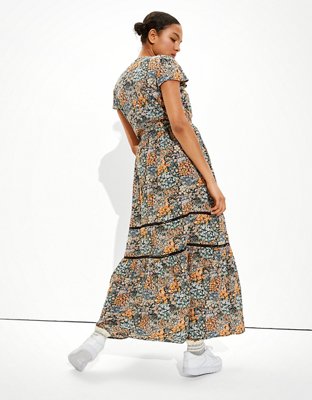 Женские платья American Eagle AE Printed Tiered Maxi Dress — фото 2