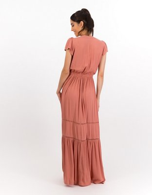 AE Printed Tiered Maxi Dress