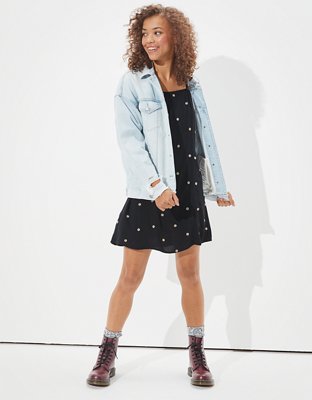 Сорочка AE Printed, открытая спина — American Eagle — фото 4
