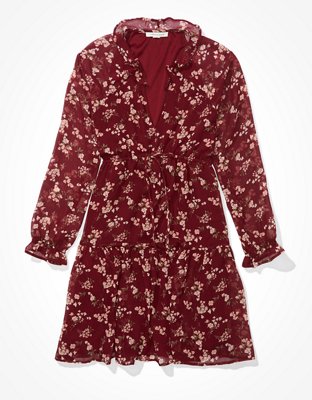 american eagle wrap dress
