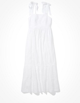 Женские платья American Eagle AE Solid Tie-Strap Midi Dress — фото 3