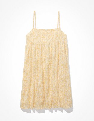 Женские платья American Eagle AE Printed Tie-Back Mini Dress — фото 3