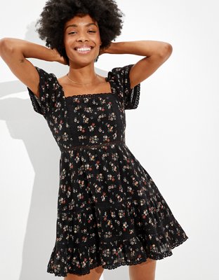 AE Tiered Lace Mini Dress