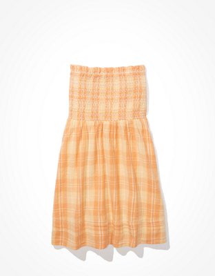 Женские платья American Eagle AE Smockin' On Sunshine Strapless Dress — фото 3
