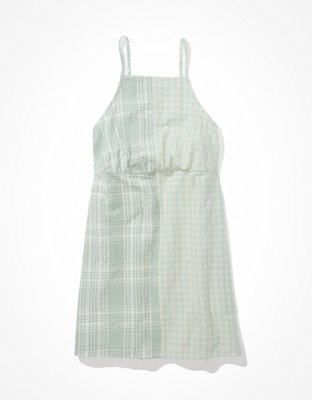 AE Plaid Cami Mini Dress