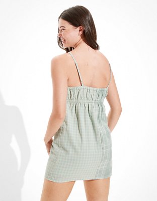 AE Plaid Cami Mini Dress