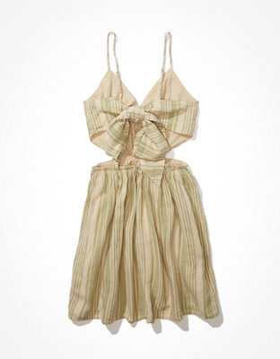 AE Striped Cut-Out Beach Dress