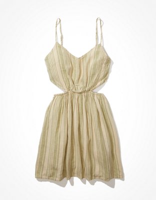 AE Striped Cut-Out Beach Dress