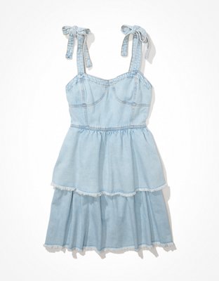 ae denim corset mini dress AE Denim Corset Mini Dress