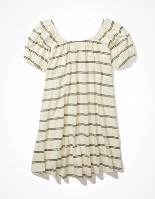AE Beachy Puff-Sleeve Mini Dress