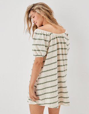 AE Beachy Puff-Sleeve Mini Dress