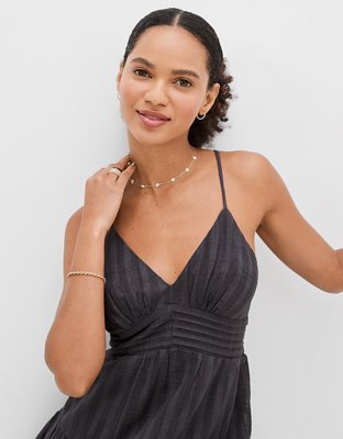 Женские платья American Eagle AE Strappy Babydoll Mini Dress — фото 5