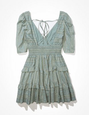 AE Ruched Fit & Flare Mini Dress