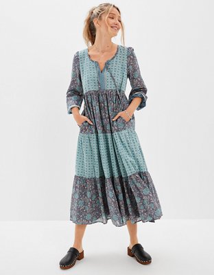 American eagle 2024 long sleeve dress