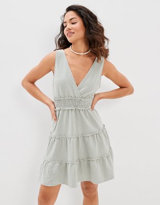 van heusen big fit stretch dress shirt Miss Circle Women Oletta Blue Corset Strapless Bubble Hem Mini Dress - Blue main image 1