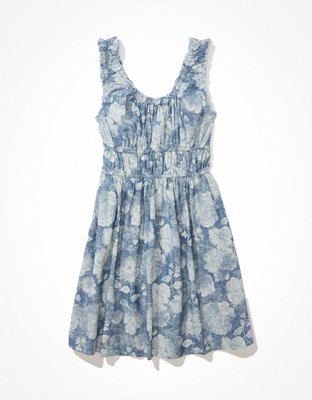 Женские платья American Eagle AE Easy Cinched-Waist Mini Dress — фото 3