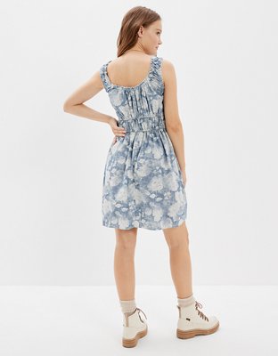 Женские платья American Eagle AE Easy Cinched-Waist Mini Dress — фото 2