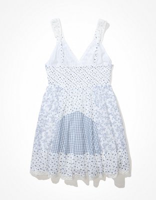 AE Lace Inset Mini Dress | American Eagle