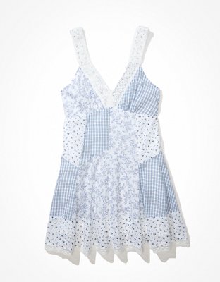 AE Lace Inset Mini Dress | American Eagle