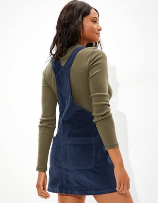 AE Corduroy Overall Mini Dress
