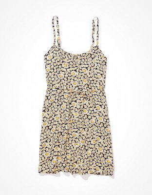 Женские платья American Eagle AE Floral Button-Front V-Neck Mini Dress — фото 4
