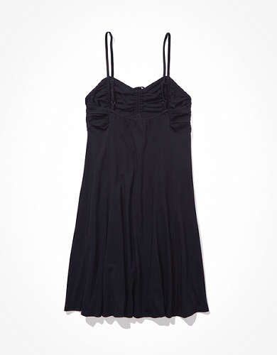 AE Knit Ruched Front Mini Dress