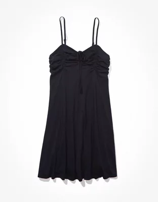 AE Knit Ruched Front Mini Dress