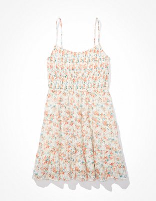 Женские платья American Eagle AE Smocked Tiered Mini Dress — фото 3
