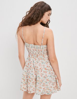 Женские платья American Eagle AE Smocked Tiered Mini Dress — фото 2
