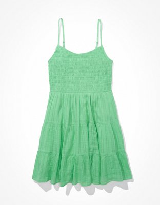 AE Smocked Tiered Mini Dress