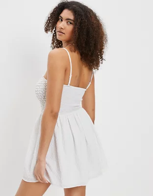 AE Smocked Popcorn Mini Dress