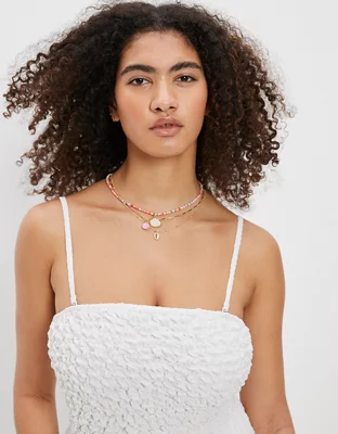 AE Smocked Popcorn Mini Dress