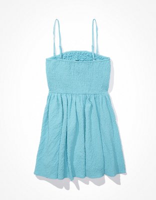 Ae smocked tube dress hotsell