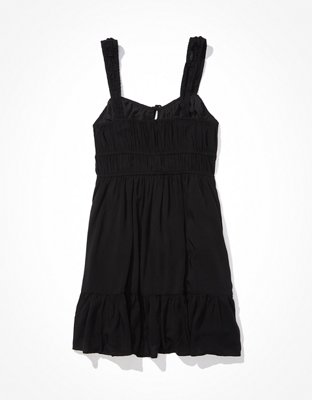 AE Silky Tie-Front Mini Dress