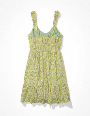 AE Silky Tie-Front Mini Dress