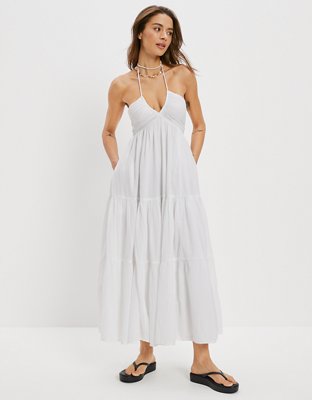 Женские платья American Eagle AE Ruched Halter Midi Dress — фото 5