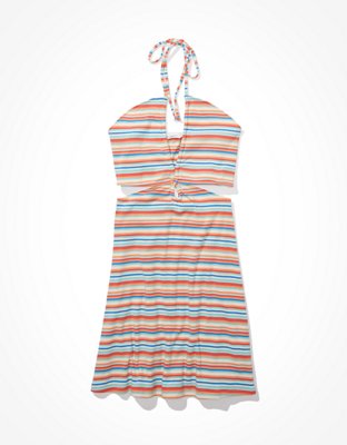 AE x Outer Banks Knit Cut-Out Mini Dress