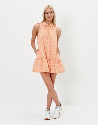 AE Sleeveless Polo Shirt Mini Dress