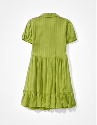 AE Button-Up Mini Shirt Dress