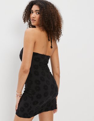 AE Floral Halter Mini Dress