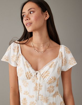 flutter sleeve corset dress Chiffon Corset Dress with Flutter Sleeves
