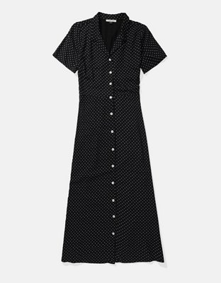AE Collared Shirt Midi Dress