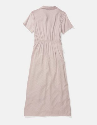 AE Collared Shirt Midi Dress